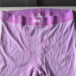 SKIMS Pink Boxer Shorts